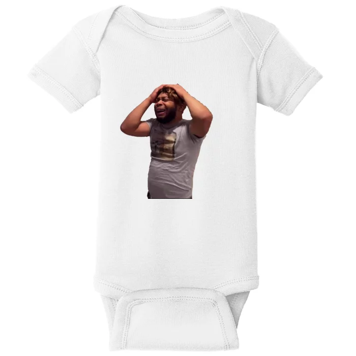 Crying Face Baby Bodysuit