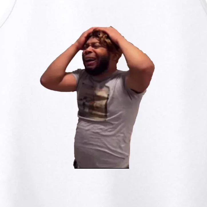 Crying Face Performance Tank