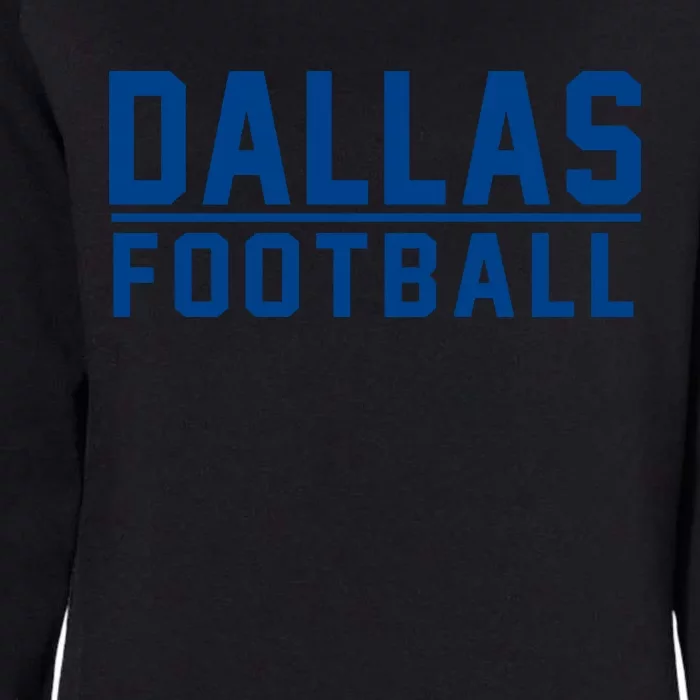 Cowboys Football Womens California Wash Sweatshirt