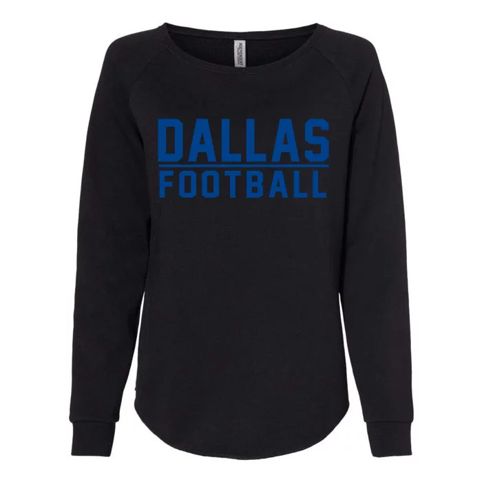 Cowboys Football Womens California Wash Sweatshirt