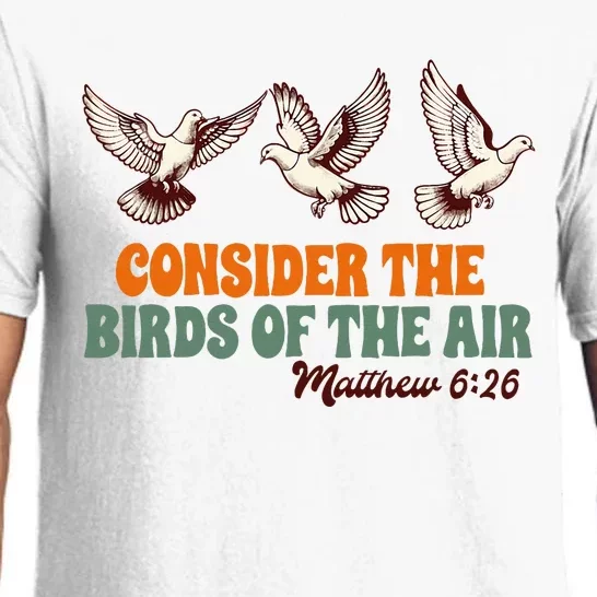 Christian Faith Consider The Birds Of The Air Matthew 626 Pajama Set