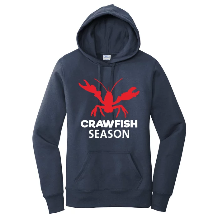 Crawdad Funny Crawfish Boil Season Crayfish Gift Women's Pullover Hoodie