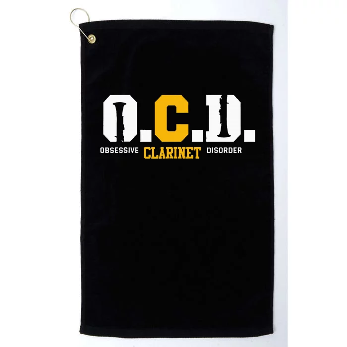 Clarinetist Funny Clarinet Player Joke Clarinet Platinum Collection Golf Towel