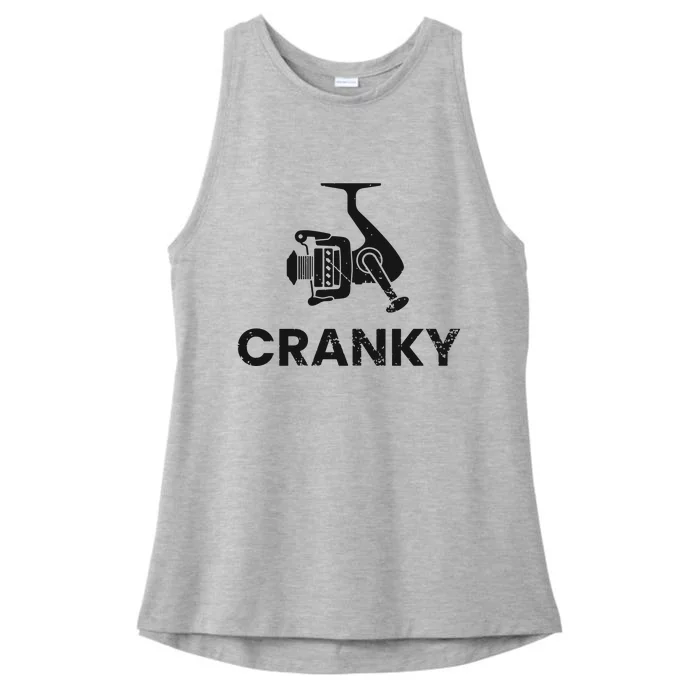 Cranky Fishing Ladies Tri-Blend Wicking Tank