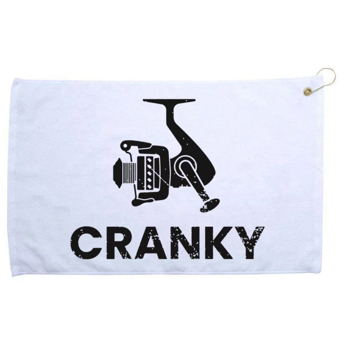 Cranky Fishing Grommeted Golf Towel