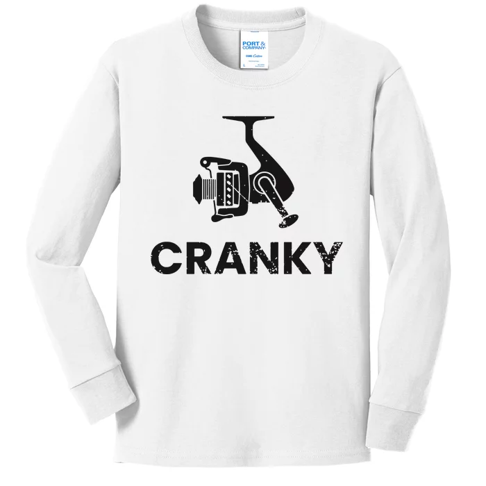 Cranky Fishing Kids Long Sleeve Shirt