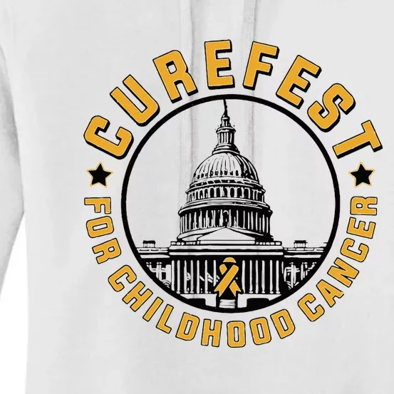 Curefest For Childhood Cancer 2024 Design 3 Women's Pullover Hoodie