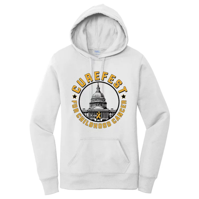 Curefest For Childhood Cancer 2024 Design 3 Women's Pullover Hoodie