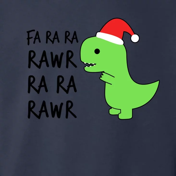 Christmas Funny Cute Trex Fa Ra Ra Rawr Xmas Cute Gift Toddler Hoodie