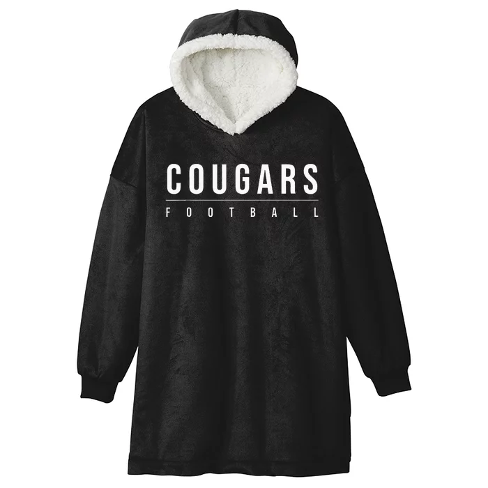 Cougars Football Hooded Wearable Blanket