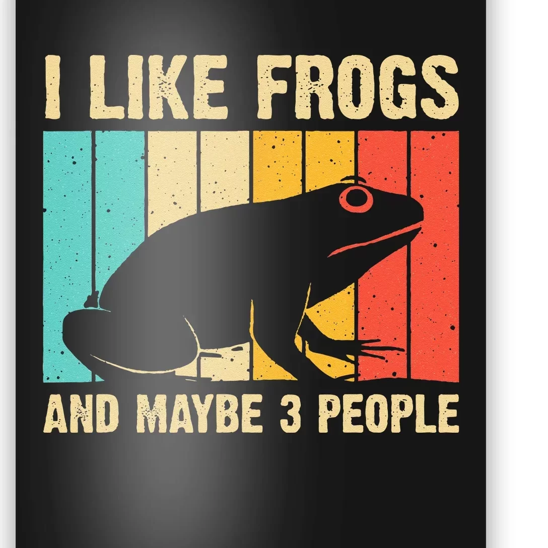 Cute Frog Design For Toad Lover  Amphibian Animals Poster