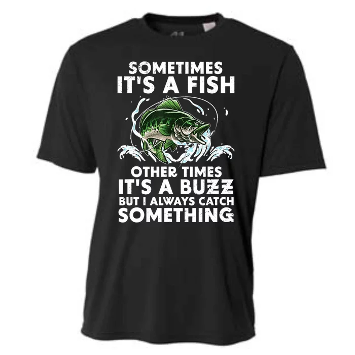 Cool Fishing Design For  Wo Fishing Rod Fish Fisherman Cooling Performance Crew T-Shirt