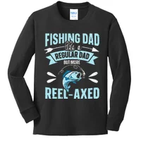 Cute Fathers Day Fishing Pun For A Fishing Dad Kids Sweatshirt