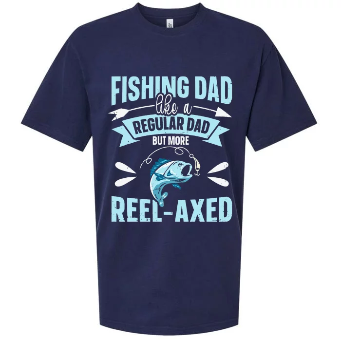 Cute Fathers Day Fishing Pun For A Fishing Dad Sueded Cloud Jersey T-Shirt