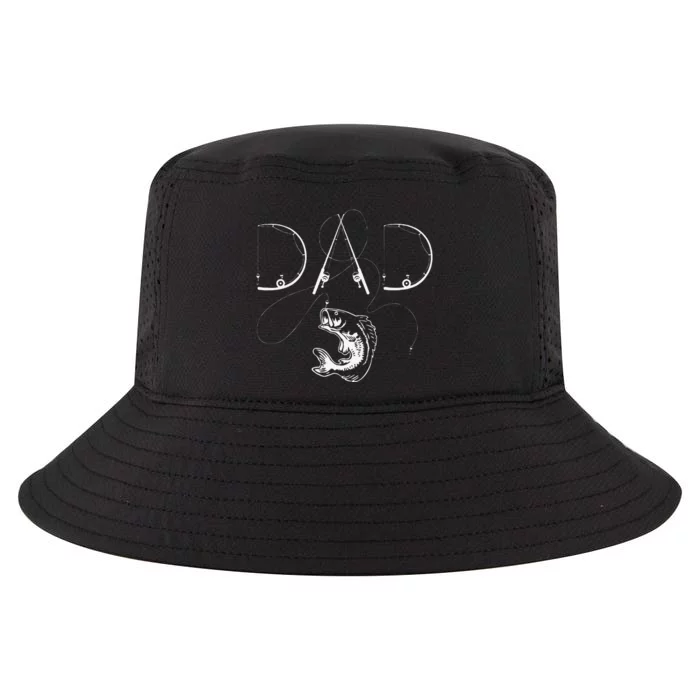 Cute Fisherman Dad Fishing Enthusiast Fish Lover Daddy Father Cool Comfort Performance Bucket Hat