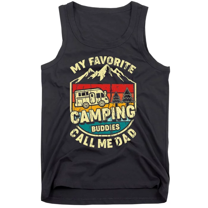 Camping for Dad Vintage Camping holiday Tank Top