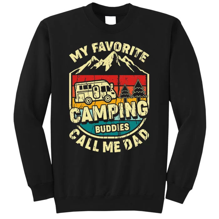 Camping for Dad Funny Vintage Camping Tall Sweatshirt