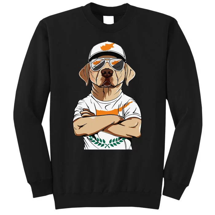 Cypriot Flag Dog Mom Souvenirs Products Dogs Cyprus Tall Sweatshirt