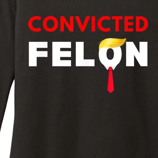 Convicted Felon Donald Trump Guilty Lock Him Up Trump Prison Womens CVC Long Sleeve Shirt