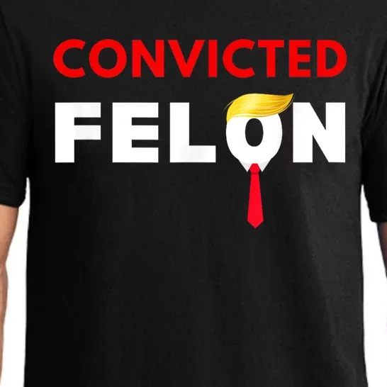 Convicted Felon Donald Trump Guilty Lock Him Up Trump Prison Pajama Set