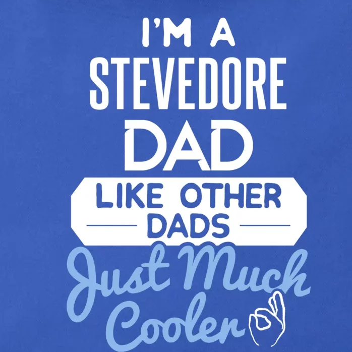 Cool Fathers Day Design Stevedore Dad Gift Zip Tote Bag