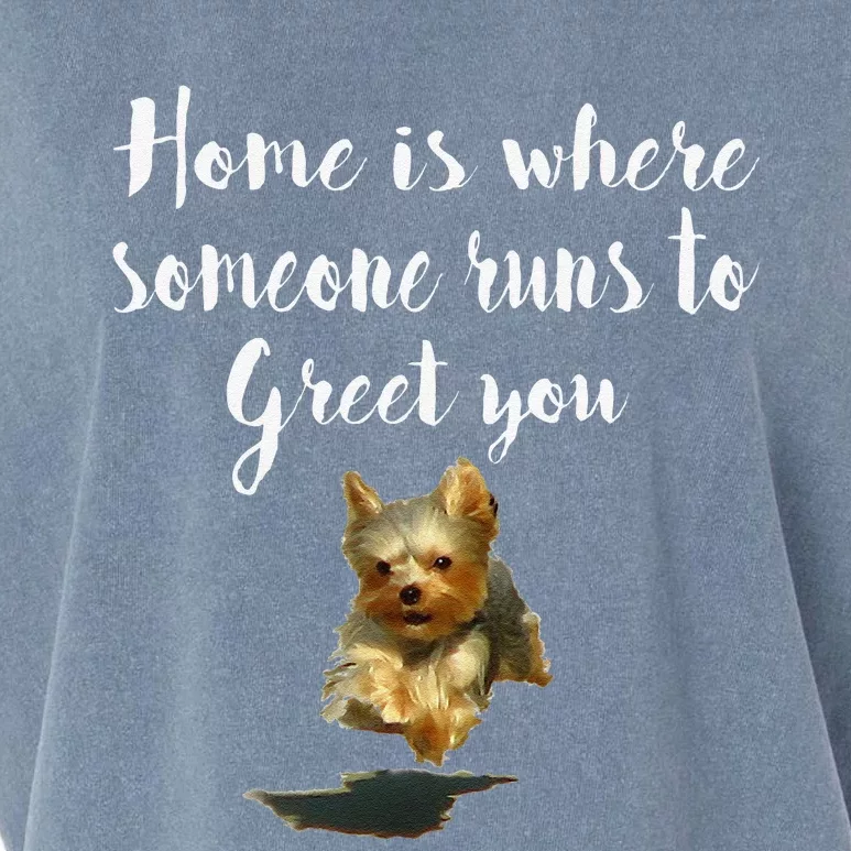 Cute Funny Dog Quote Yorkie For Women Garment-Dyed Women's Muscle Tee