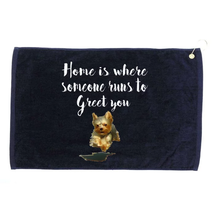 Cute Funny Dog Quote Yorkie For Women Grommeted Golf Towel