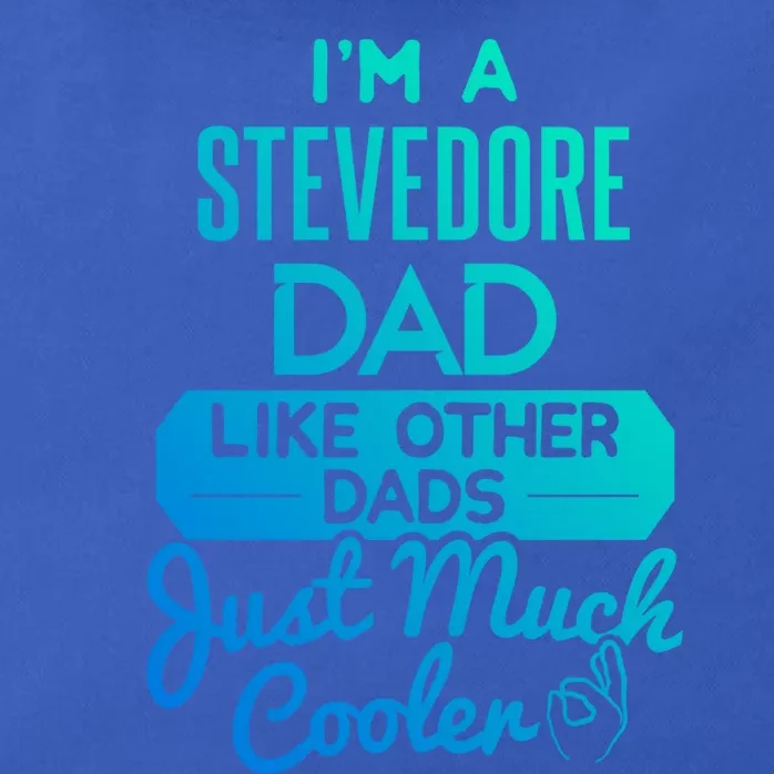 Cool Fathers Day Design Stevedore Dad Gift Zip Tote Bag