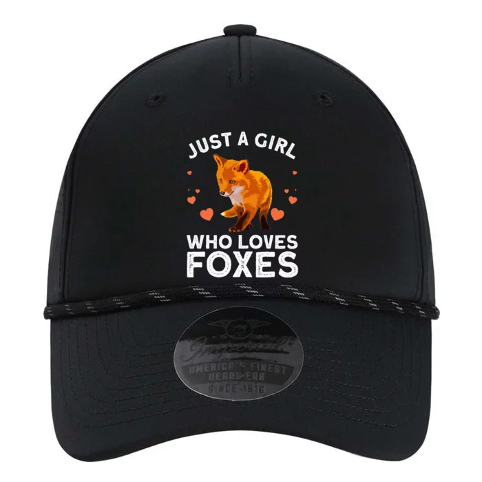 Cute Fox Design For Women Vulpes Animal Fox Lovers Performance The Dyno Cap