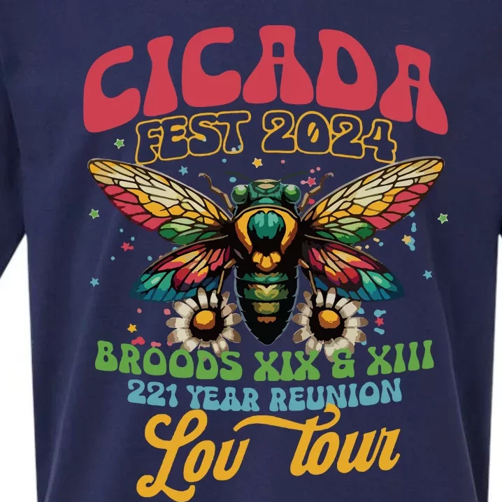 Cicada Funny Double Brood Cicada 2024 Concert Band Sueded Cloud Jersey T-Shirt