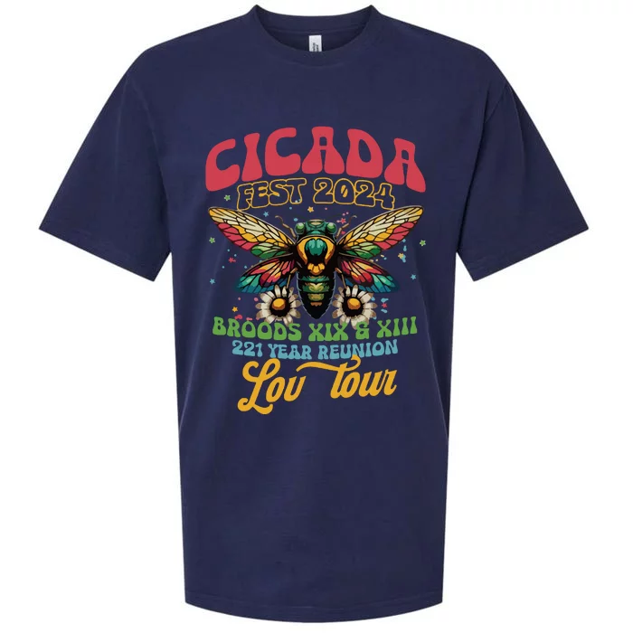 Cicada Funny Double Brood Cicada 2024 Concert Band Sueded Cloud Jersey T-Shirt