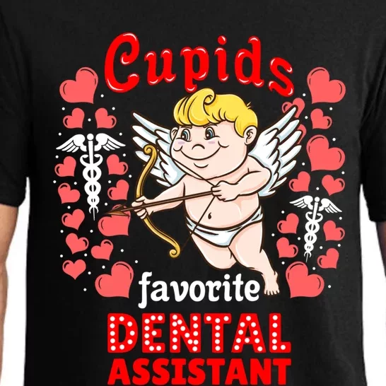 Cupids Favorite Dental Assistant Valentines Day Gift Pajama Set