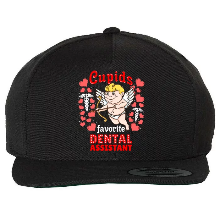 Cupids Favorite Dental Assistant Valentines Day Gift Wool Snapback Cap