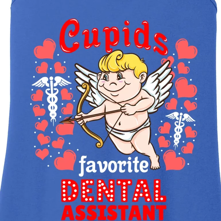 Cupids Favorite Dental Assistant Valentines Day Gift Ladies Essential Tank