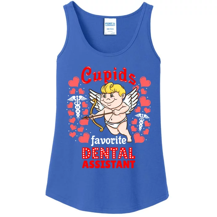 Cupids Favorite Dental Assistant Valentines Day Gift Ladies Essential Tank