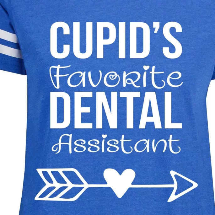 Cupids Favorite Dental Assistant Valentines Day Cool Gift Enza Ladies Jersey Football T-Shirt