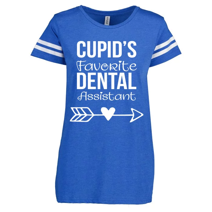 Cupids Favorite Dental Assistant Valentines Day Cool Gift Enza Ladies Jersey Football T-Shirt