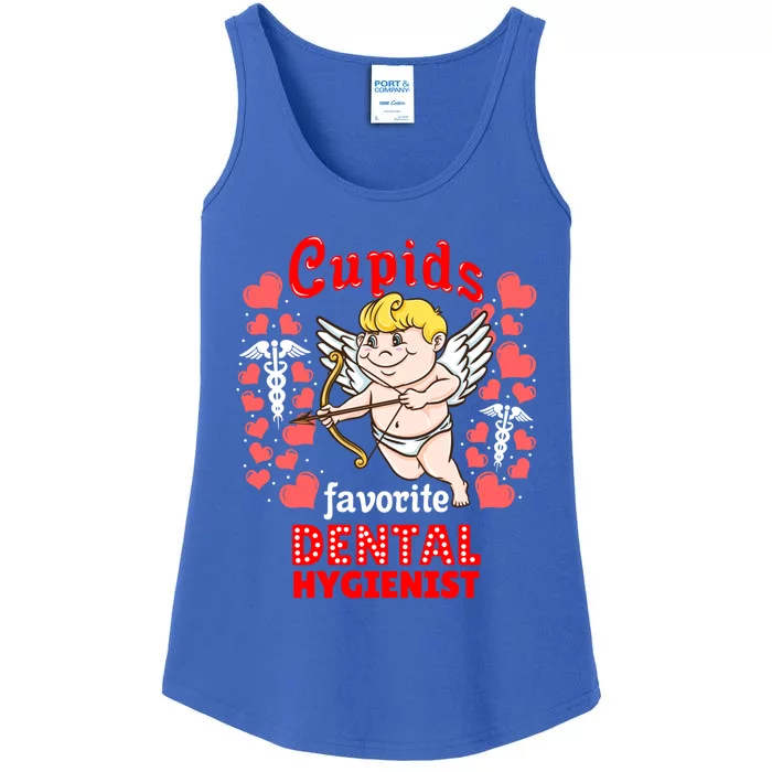 Cupids Favorite Dental Hygienist Valentines Day Cute Gift Ladies Essential Tank