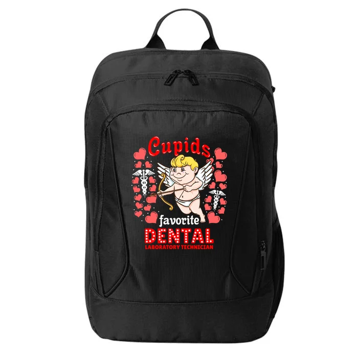 Cupids Favorite Dental Laboratory Technician Valentines Day Gift City Backpack