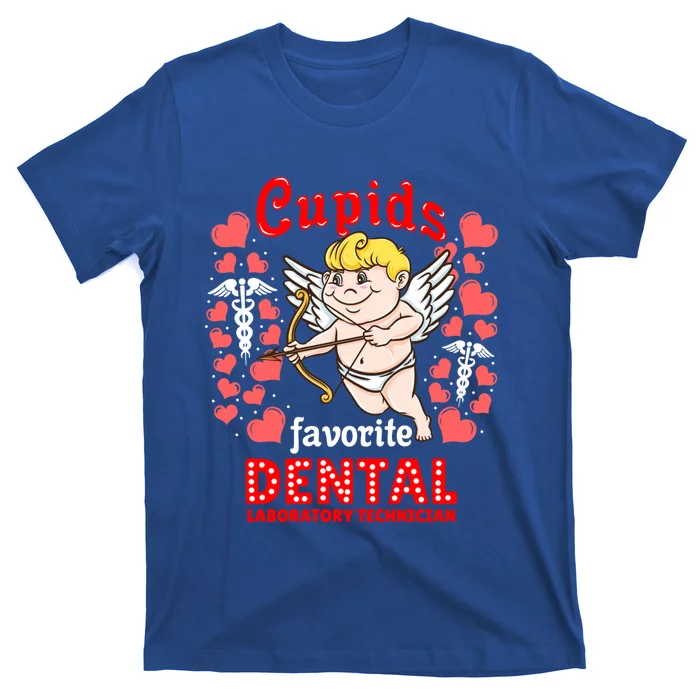 Cupids Favorite Dental Laboratory Technician Valentines Day Gift T-Shirt