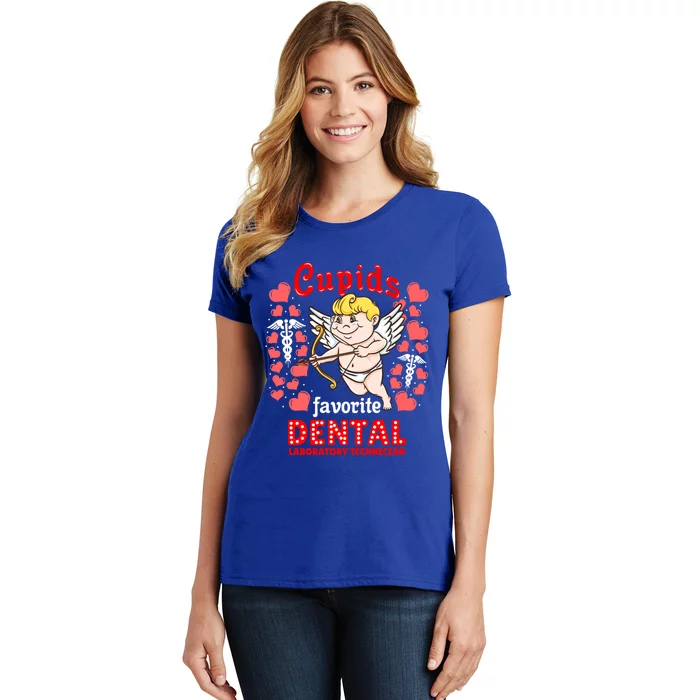 Cupids Favorite Dental Laboratory Technician Valentines Day Gift Women's T-Shirt