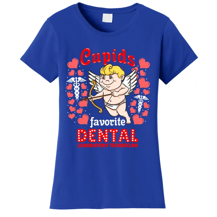 Cupids Favorite Dental Laboratory Technician Valentines Day Gift Women's T-Shirt