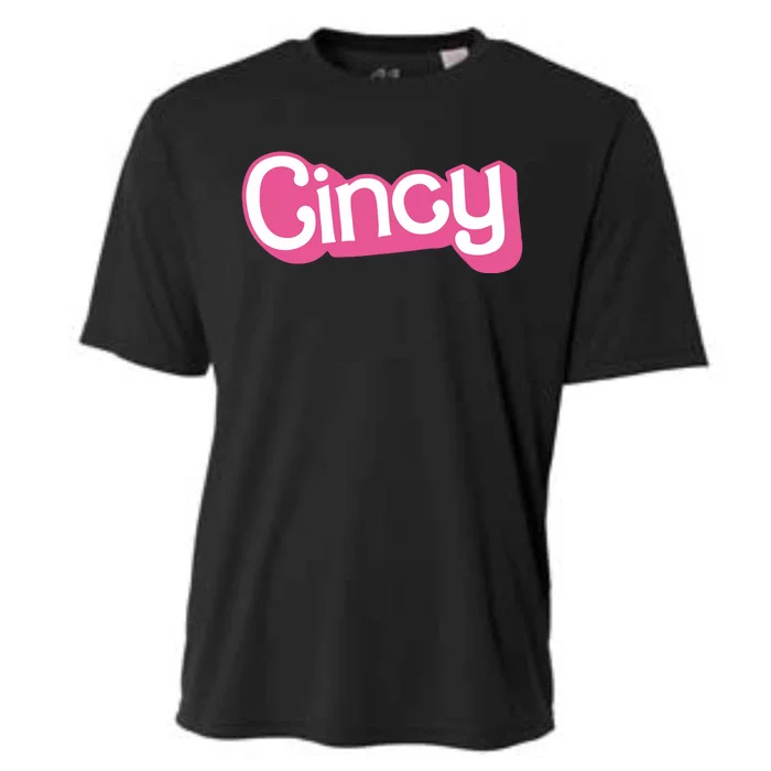 Cincy Fashion Doll Parody Cooling Performance Crew T-Shirt