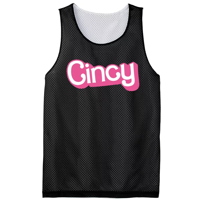 Cincy Fashion Doll Parody Mesh Reversible Basketball Jersey Tank