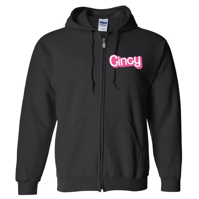 Cincy Fashion Doll Parody Full Zip Hoodie