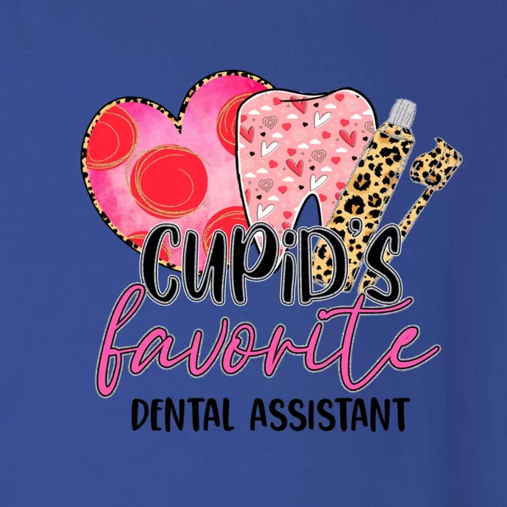 Cupid's Favorite Dental Assistant Dentist Valentines Day Gift Toddler Long Sleeve Shirt