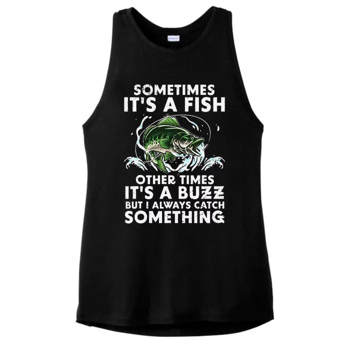 Cool Fishing Design For  Fishing Rod Fish Fisherman Ladies Tri-Blend Wicking Tank