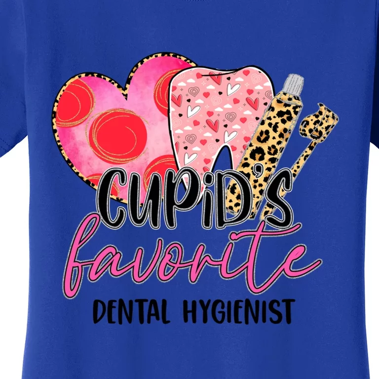 Cupid's Favorite Dental Hygients Dentist Valentines Day Funny Gift Women's T-Shirt