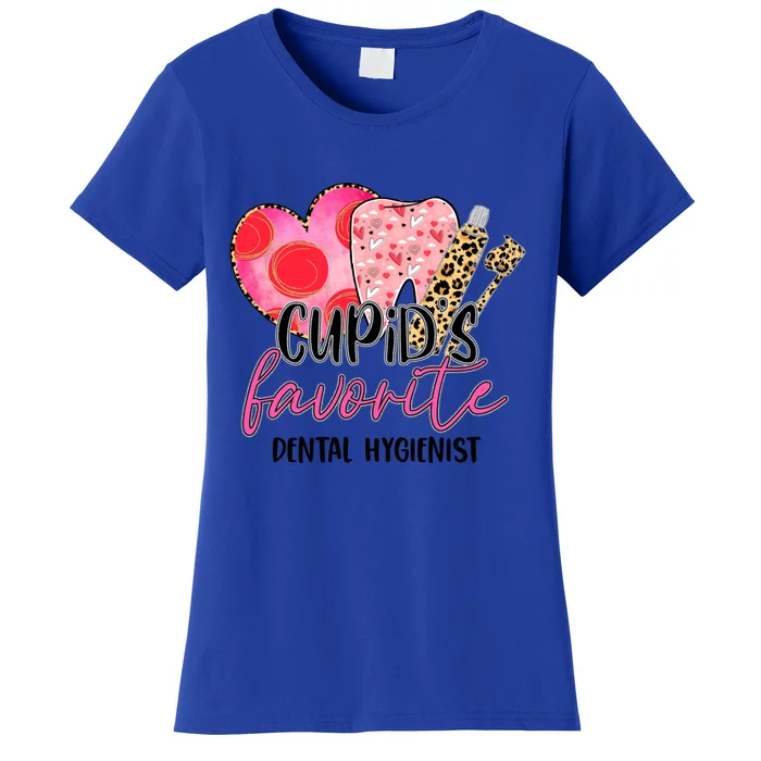 Cupid's Favorite Dental Hygients Dentist Valentines Day Funny Gift Women's T-Shirt