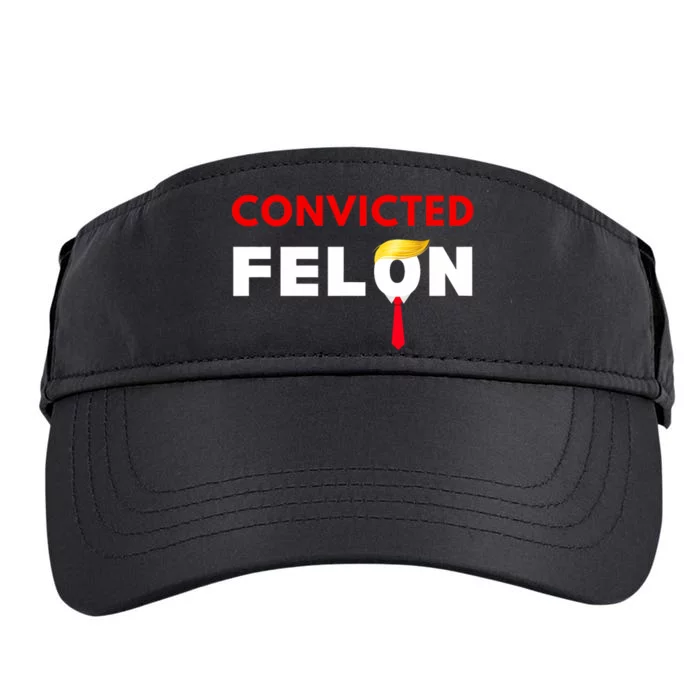 Convicted Felon Donald Trump Guilty Lock Him Up Trump Prison Adult Drive Performance Visor